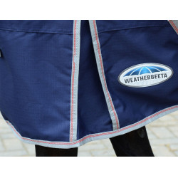 Couverture Weatherbeeta ComFiTec Essential Combo 220g 1200D Marine / argent / rouge Bleu Couverture Weatherbeeta ComFiTec Essential Combo 220g 1200D Marine / argent / rouge Bleu