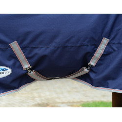 Couverture Weatherbeeta ComFiTec Essential Combo 220g 1200D Marine / argent / rouge Bleu Couverture Weatherbeeta ComFiTec Essential Combo 220g 1200D Marine / argent / rouge Bleu