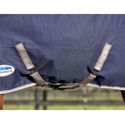Weatherbeeta ComFiTec Essential deken Marine / zilver / rood Blauw Weatherbeeta ComFiTec Essential deken Marine / zilver / rood Blauw