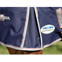 Weatherbeeta ComFiTec Essential deken Marine / zilver / rood Blauw Weatherbeeta ComFiTec Essential deken Marine / zilver / rood Blauw