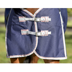 Weatherbeeta ComFiTec Essential deken Marine / zilver / rood Blauw Weatherbeeta ComFiTec Essential deken Marine / zilver / rood Blauw