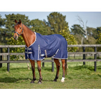 Weatherbeeta ComFiTec Essential deken Marine / zilver / rood Blauw Weatherbeeta ComFiTec Essential deken Marine / zilver / rood Blauw