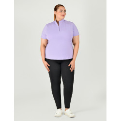 Polo Dublin manches courtes Tabby Curve Mauve Violet Polo Dublin manches courtes Tabby Curve Mauve Violet