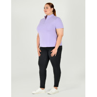 Polo Dublin manches courtes Tabby Curve Mauve Violet Polo Dublin manches courtes Tabby Curve Mauve Violet