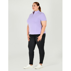 Polo Dublin manches courtes Tabby Curve Mauve Violet Polo Dublin manches courtes Tabby Curve Mauve Violet