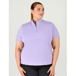 Polo Dublin manches courtes Tabby Curve Mauve Violet Polo Dublin manches courtes Tabby Curve Mauve Violet