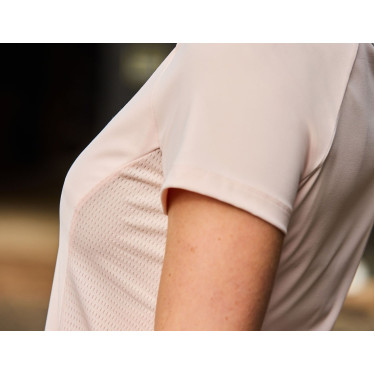 Polo Weatherbeeta korte mouwen Rome Blush Roze