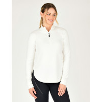 Polo Weatherbeeta manches longues London Gardénia Blanc