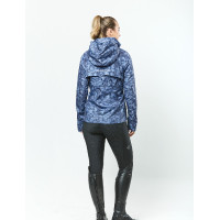 Waterdichte jas Dublin Cortina Marineblauwe print