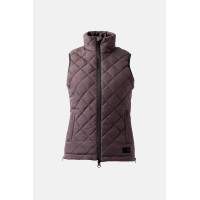 Mouwloze damesbodywarmer Horze Jeune Cavalier Naia Bruine botervet