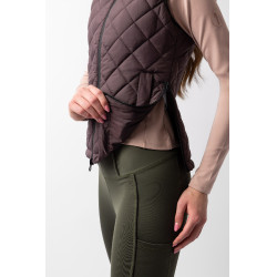 Doudoune sans manches Horze femme Jeune Cavalier Naia Fondant au beurre brun Marron Doudoune sans manches Horze femme Jeune Cavalier Naia Fondant au beurre brun Marron