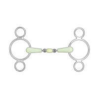 Rechthoekig bit Horze met... Rechthoekig bit Horze met...