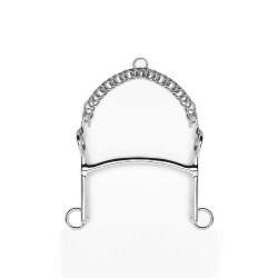 Mors droit Horze avec anneaux en D