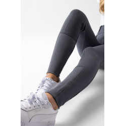 Broek met volledige grip voor alle seizoenen Horze Mira Donkerblauw wolkenlucht Grijs