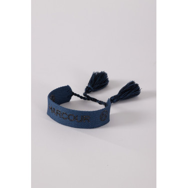 Armband Harcour Bravour Staalblauw