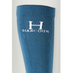 Chaussettes Badminton Harcour Steel Blue Bleu