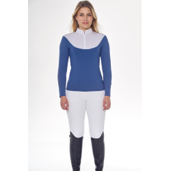 Polo de concours Harcour Pannie Steel Blue Bleu