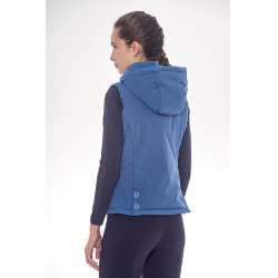 Gilet sans manches Harcour Bernie femme Steel Blue Bleu