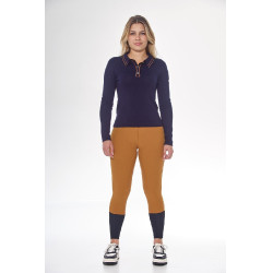 Polo Harcour Popi lange mouwen dames Marine Marineblauw Polo Harcour Popi lange mouwen dames Marine Marineblauw