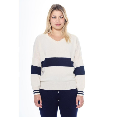 Harcour Polisa damessweater Ivoor Beige