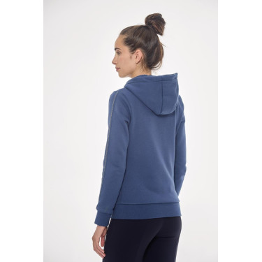 Sweat Zip Harcour Sworm femme Steel Blue Bleu