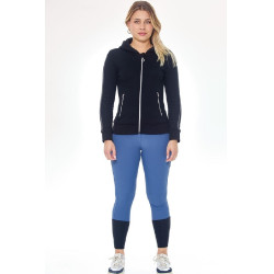 Sweat Zip Harcour Sworm dames Zwart