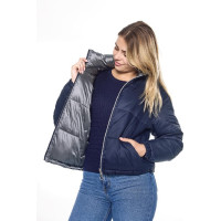 Harcour Janari Puffer damesjas Marine / zilver