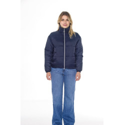 Harcour Janari Puffer damesjas Marine / zilver Blauw