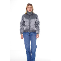 Harcour Janari Puffer damesjas Marine / zilver Blauw