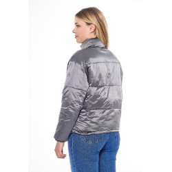 Veste Harcour Janari Puffer femme Marine / argent Bleu Veste Harcour Janari Puffer femme Marine / argent Bleu