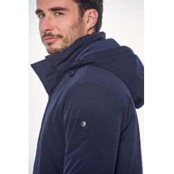 Lange parka Harcour Paulin Heren Marine Marineblauw Lange parka Harcour Paulin Heren Marine Marineblauw