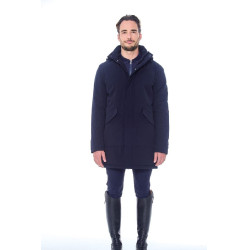 Lange parka Harcour Paulin Heren Marine Marineblauw Lange parka Harcour Paulin Heren Marine Marineblauw
