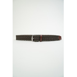Ceinture Harcour Bingo Marine / marron Bleu