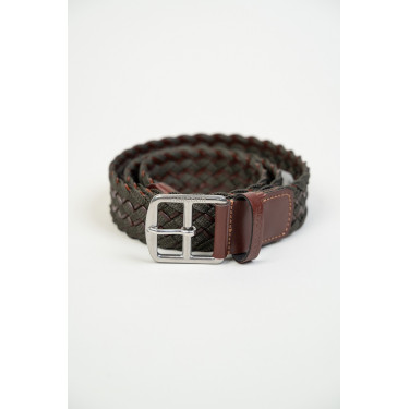 Ceinture Harcour Bingo Marine / marron Bleu