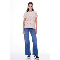 Tee-shirt Harcour Tabatha Jouy Jaune