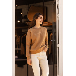 Sweat Harcour Sirius dames IJskoffie / zand Bruin