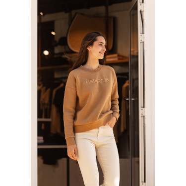 Sweat Harcour Sirius dames IJskoffie / zand Bruin