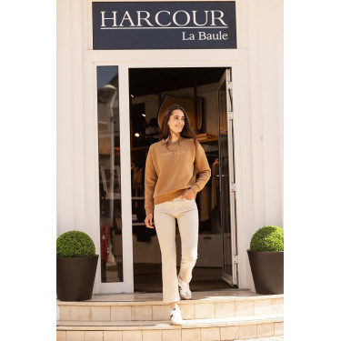 Sweat Harcour Sirius dames IJskoffie / zand Bruin