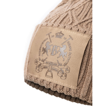 Gebreide muts B Vertigo Faye Bruin modder Beige Gebreide muts B Vertigo Faye Bruin modder Beige