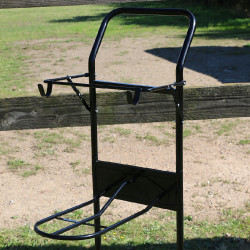 Chariot porte selle Hennie Noir Chariot porte selle Hennie Noir