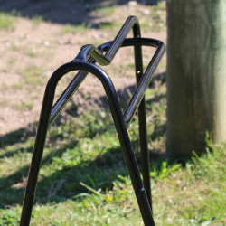Porte-selle démontable 3 pieds Hennie Noir Porte-selle démontable 3 pieds Hennie Noir