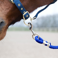 Longe Horze Supreme, mousqueton Bleu roi Longe Horze Supreme, mousqueton Bleu roi