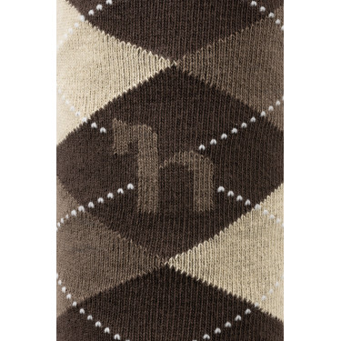 Ruitjeskousen Horze Holly Beige Ruitjeskousen Horze Holly Beige