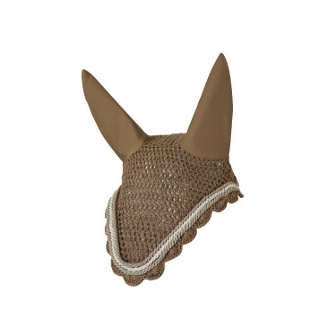 Bonnet anti-mouches Horze Windsor Marron clair Bonnet anti-mouches Horze Windsor Marron clair
