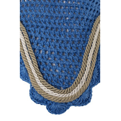 Bonnet anti-mouches Horze Windsor Bleu Bonnet anti-mouches Horze Windsor Bleu