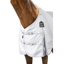 Couverture imperméable Nevada Horze 600 deniers Gris brillant