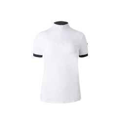 Polo technique Horze Taylor femme Blanc