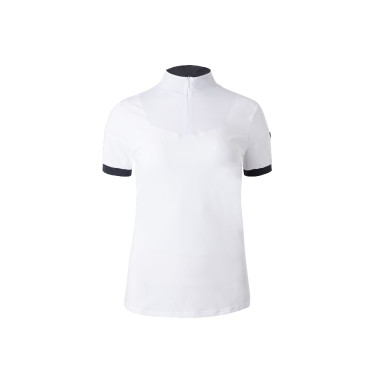 Polo technique Horze Taylor femme Blanc
