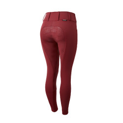 Pantalon Thermo Grand Prix Horze avec fond peau silicone femme Rouge profond Pantalon Thermo Grand Prix Horze avec fond peau silicone femme Rouge profond