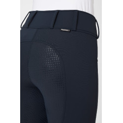 Pantalon Thermo Grand Prix Horze avec fond peau silicone femme Bleu nuit